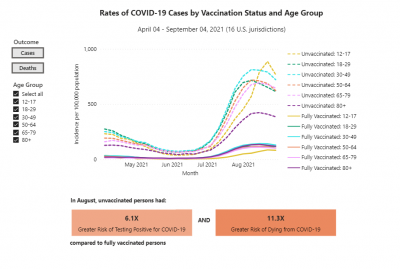 COVID-19 Cases by Age