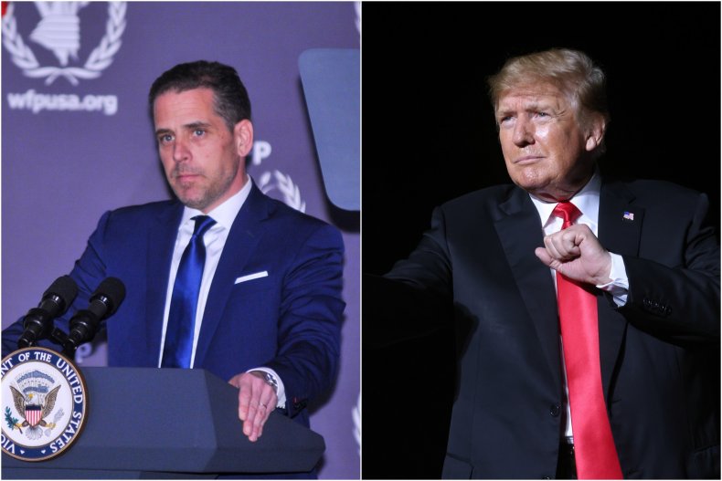 Hunter Biden and Donald Trump