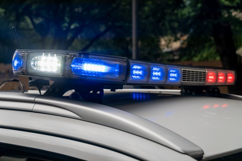 Stock image police car