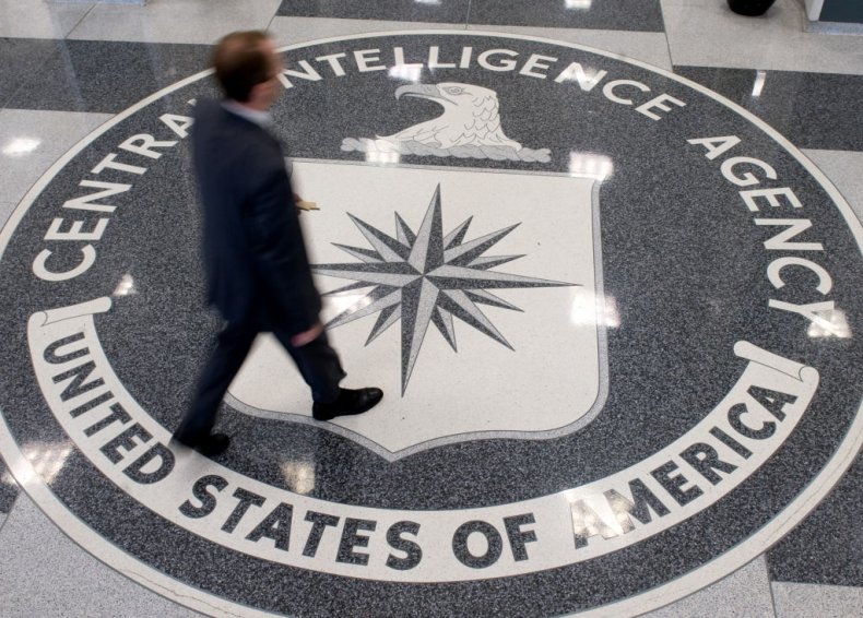 Logo au sol de la CIA