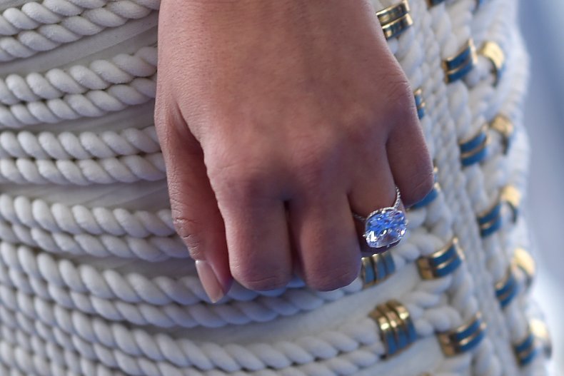 Kim Kardashian's first engagement ring from Kanye