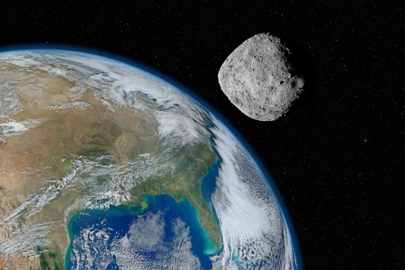 Asteroid Approaches Earth