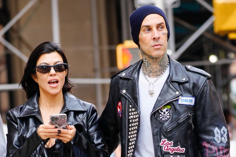 Travis Barker and Kourtney Kardashian