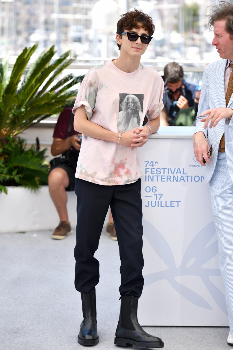 Timothée Chalamet at Cannes Film Festival 2021