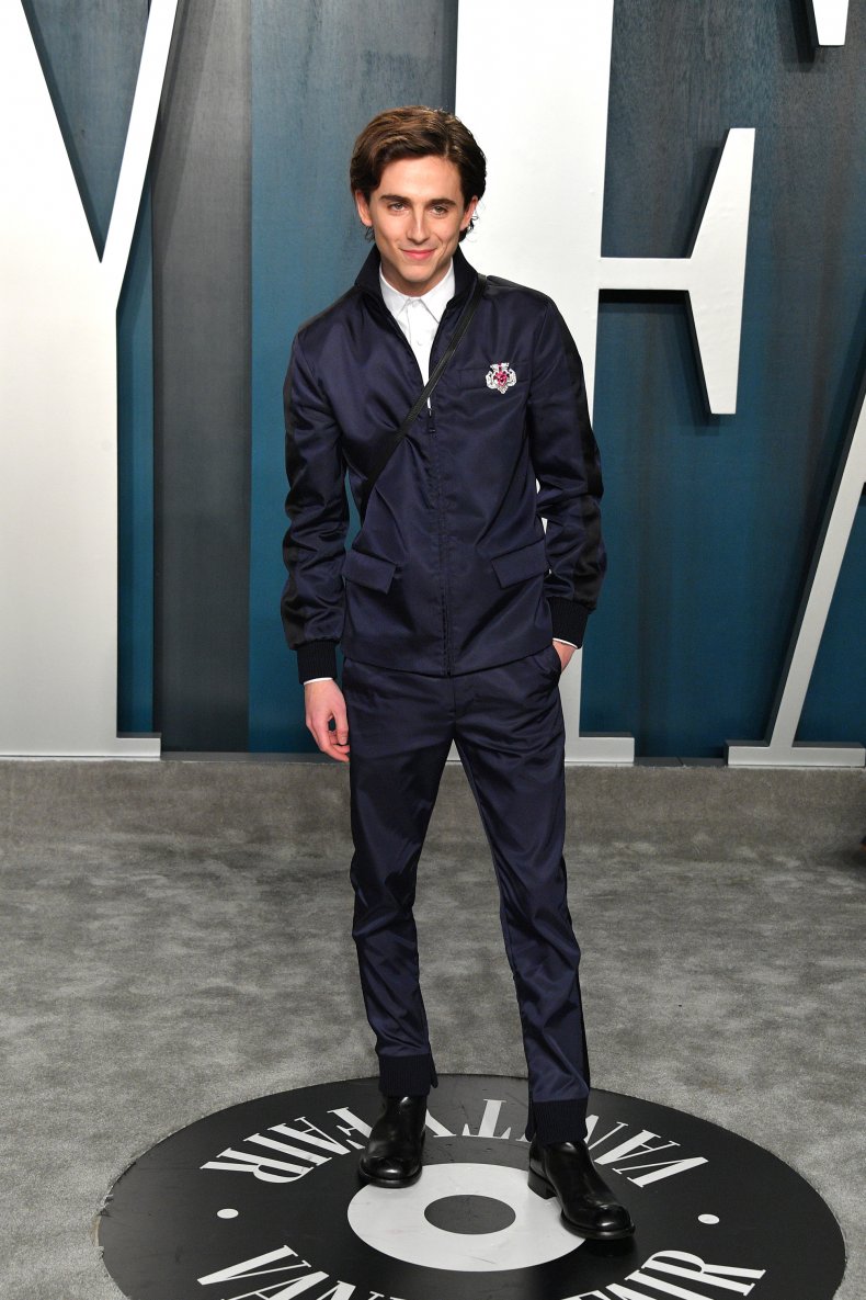 Timothée Chalamet at the 2019 Oscars