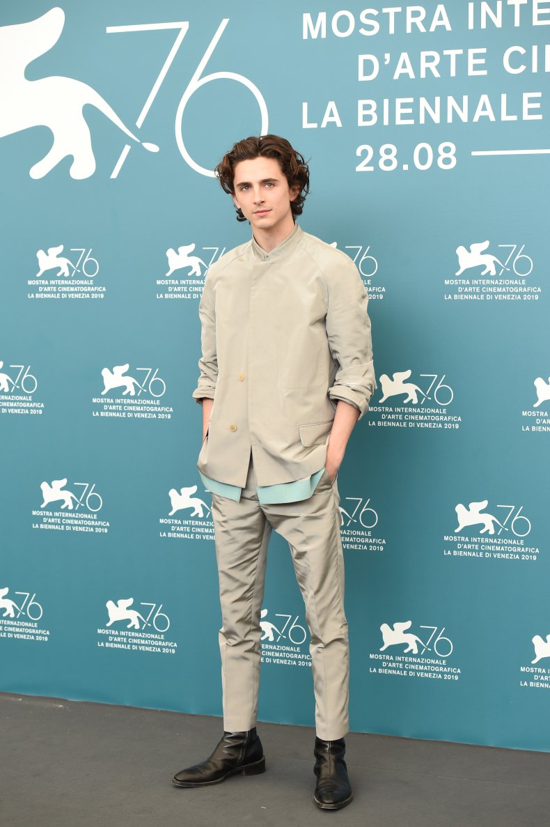 Timothée Chalamet at Venice Film Festival 2019