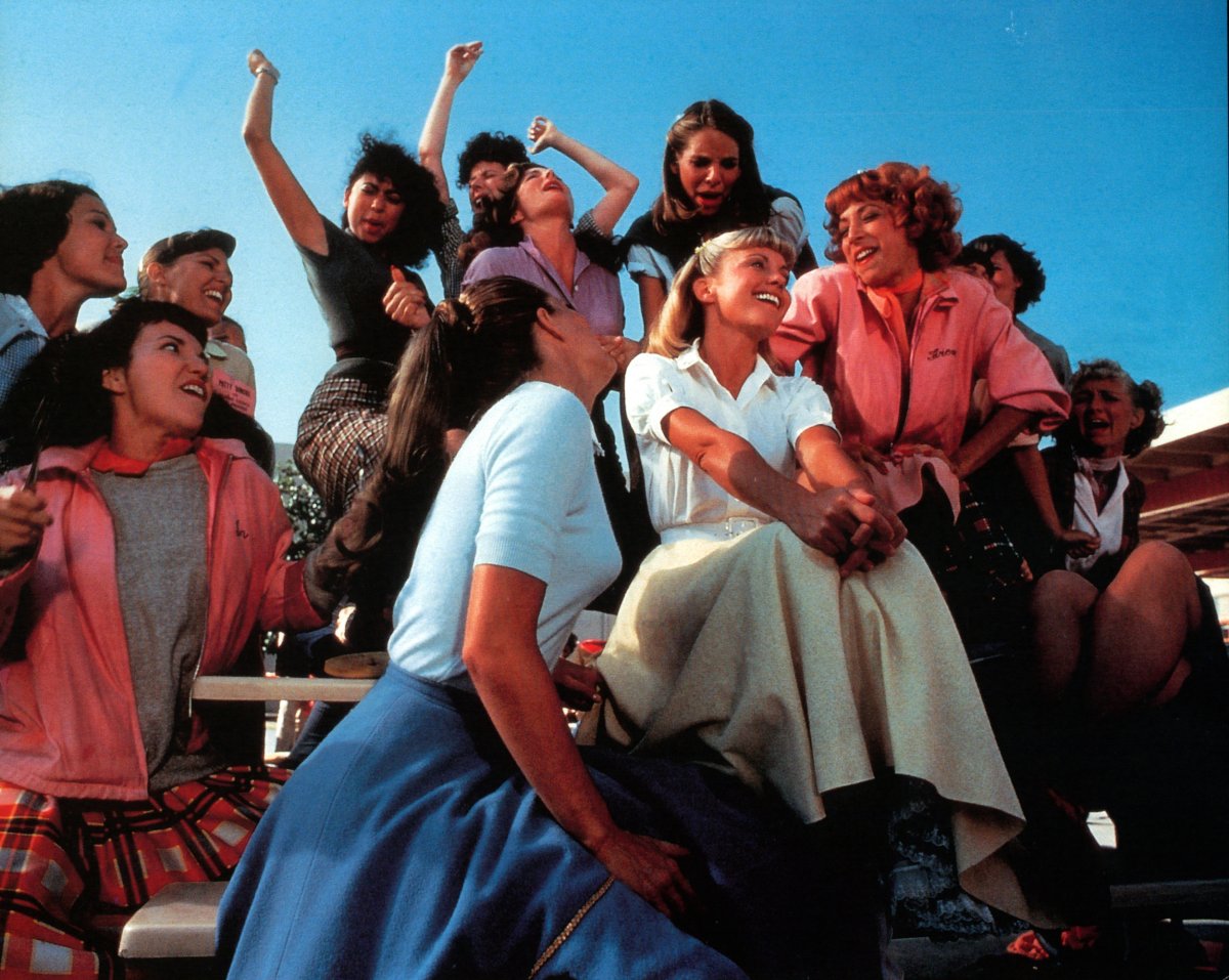 A scene from the movie "Grease"