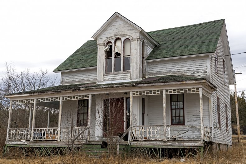 File photo of a scary house.