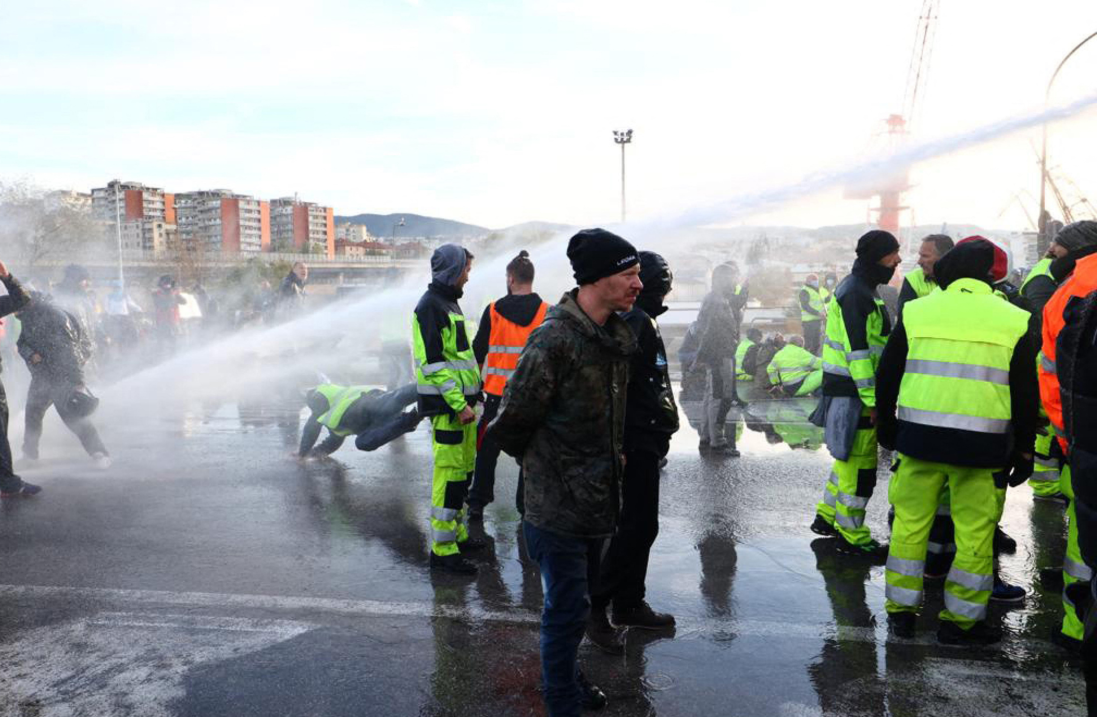 Italy's President Calls Violent Protests Over COVID19 Passes 'Painful