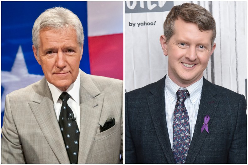 Alex Trebek and Ken Jennings