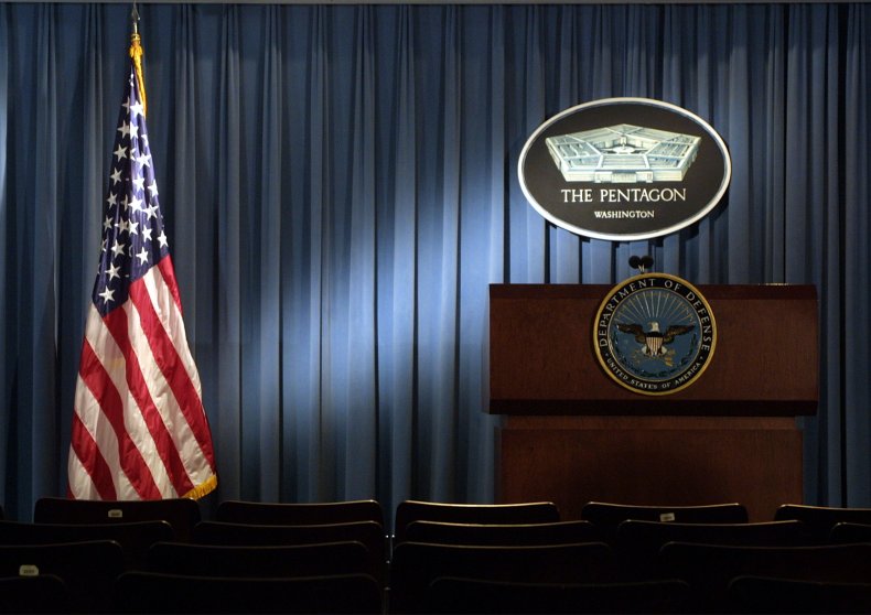 briefing room of Pentagon 