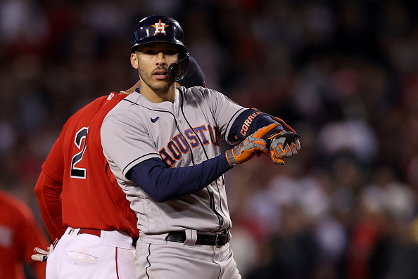 Carlos Correa goes viral for pointing at wrist after huge home run