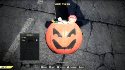 Fallout 76 Spooky Treat Bag Fallout 76 Spooky Treat Bag