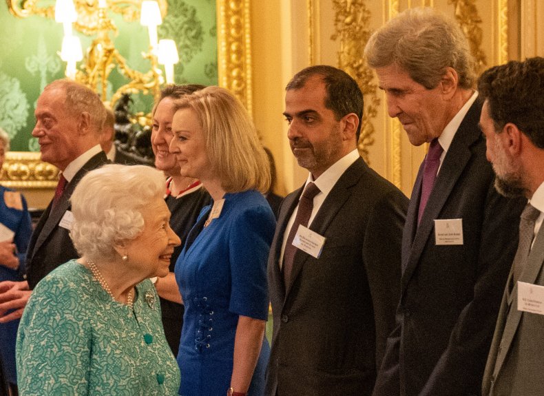 Queen Elizabeth II Meets John Kerry
