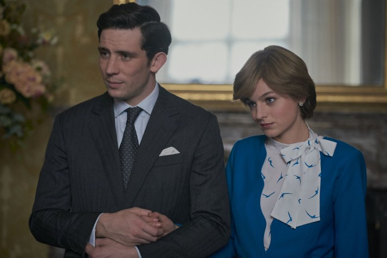 Charles and Diana in The Crown