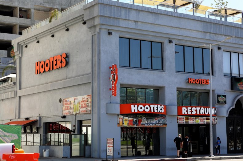 A branch of restaurant chain Hooters