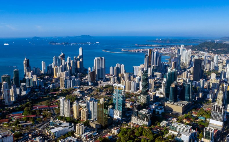 Panama aerial view