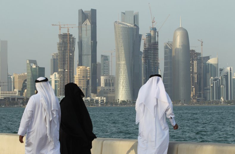 Buildings in Doha, Qatar