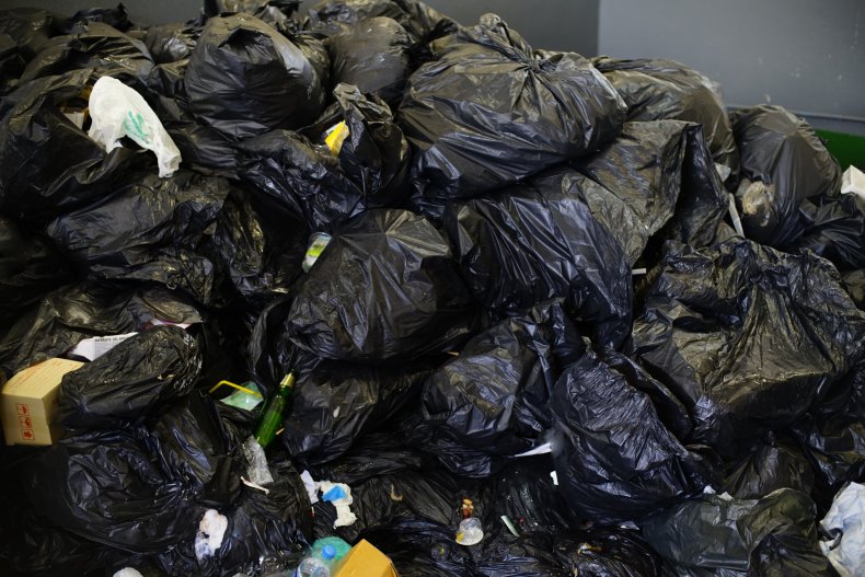 File photo of trash bags. 