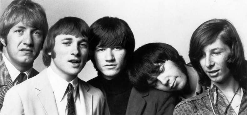 Buffalo Springfield's members pose.