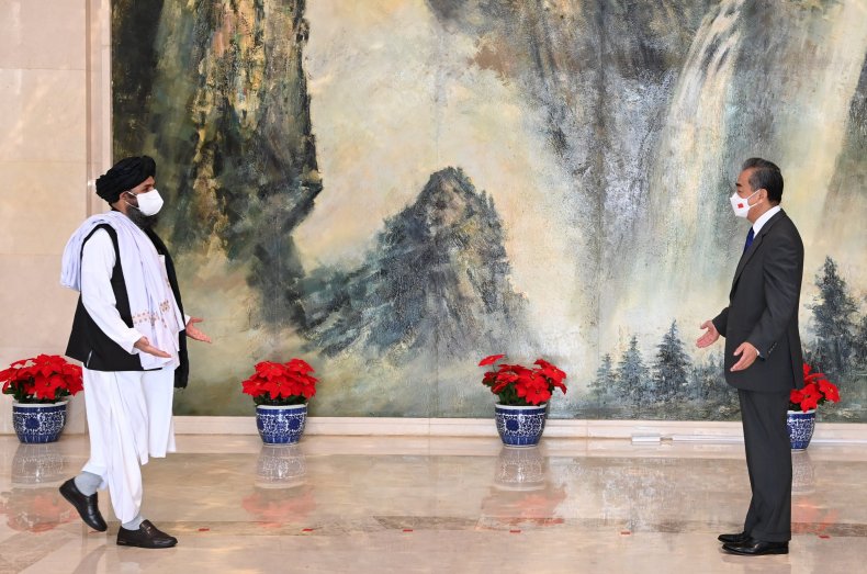 Taliban, Baradar, China, Wang, meet, Tinjian