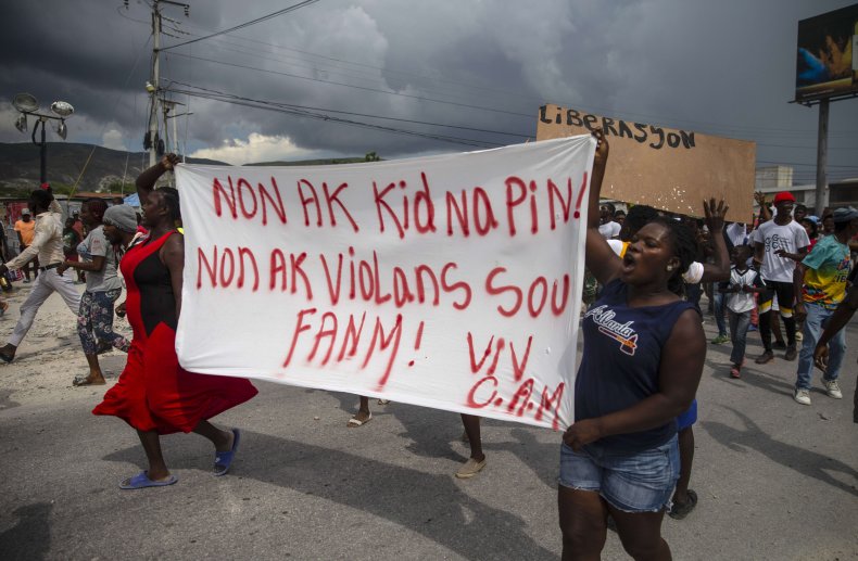 Protests Against Kidnappings in Haiti