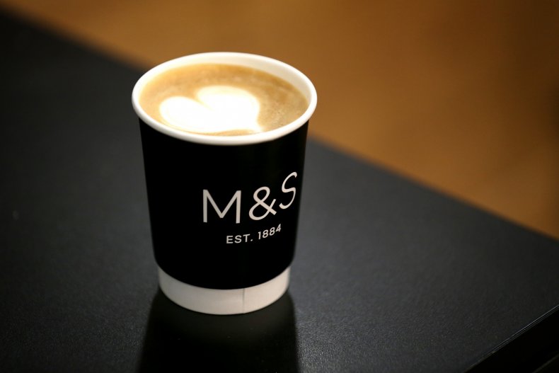 A Marks & Spencer coffee