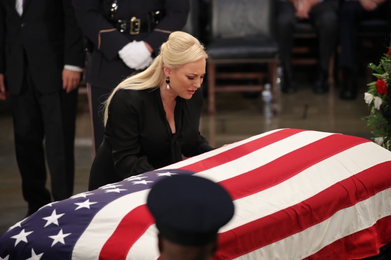 Meghan McCain at John McCain's funeral