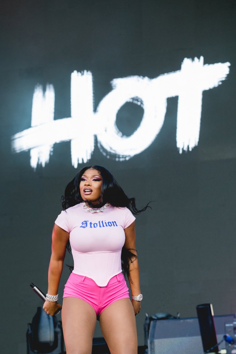 Megan Thee Stallion performs at ACL Festival.