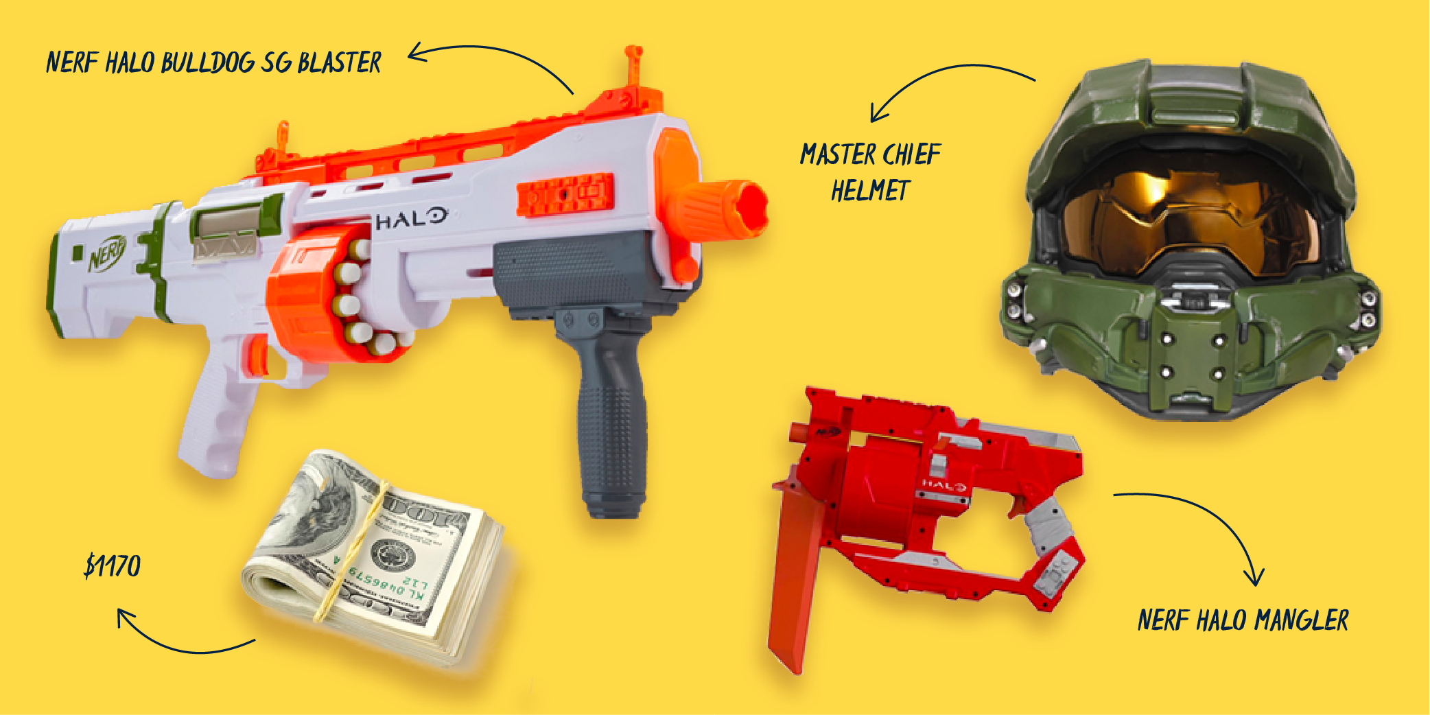 Halo deals nerf guns