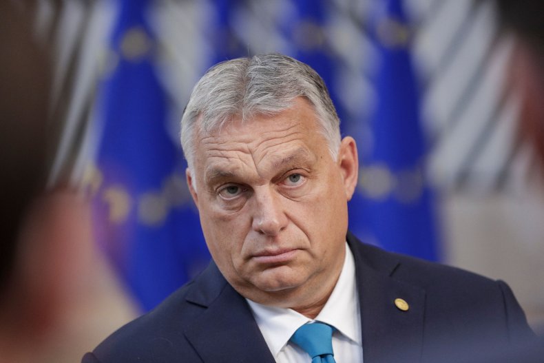 VIktor Orban at Brussels EU summit