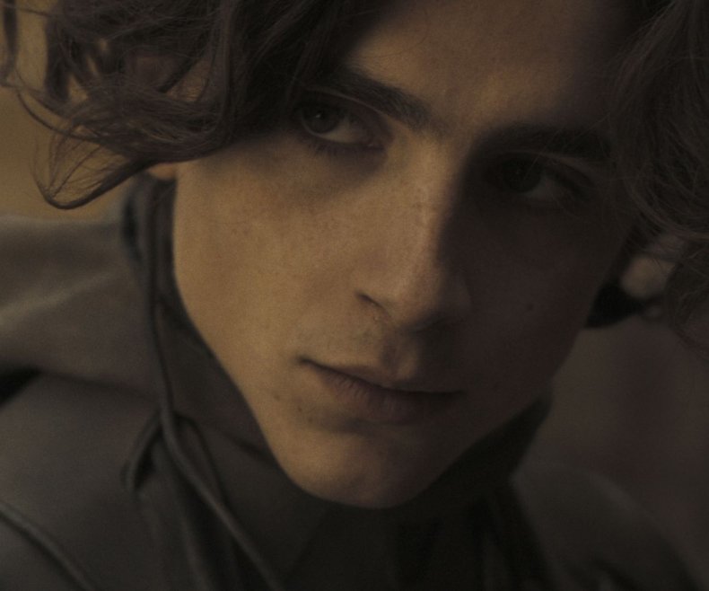 Timothee Chalamet as Paul Atreides in "Dune"