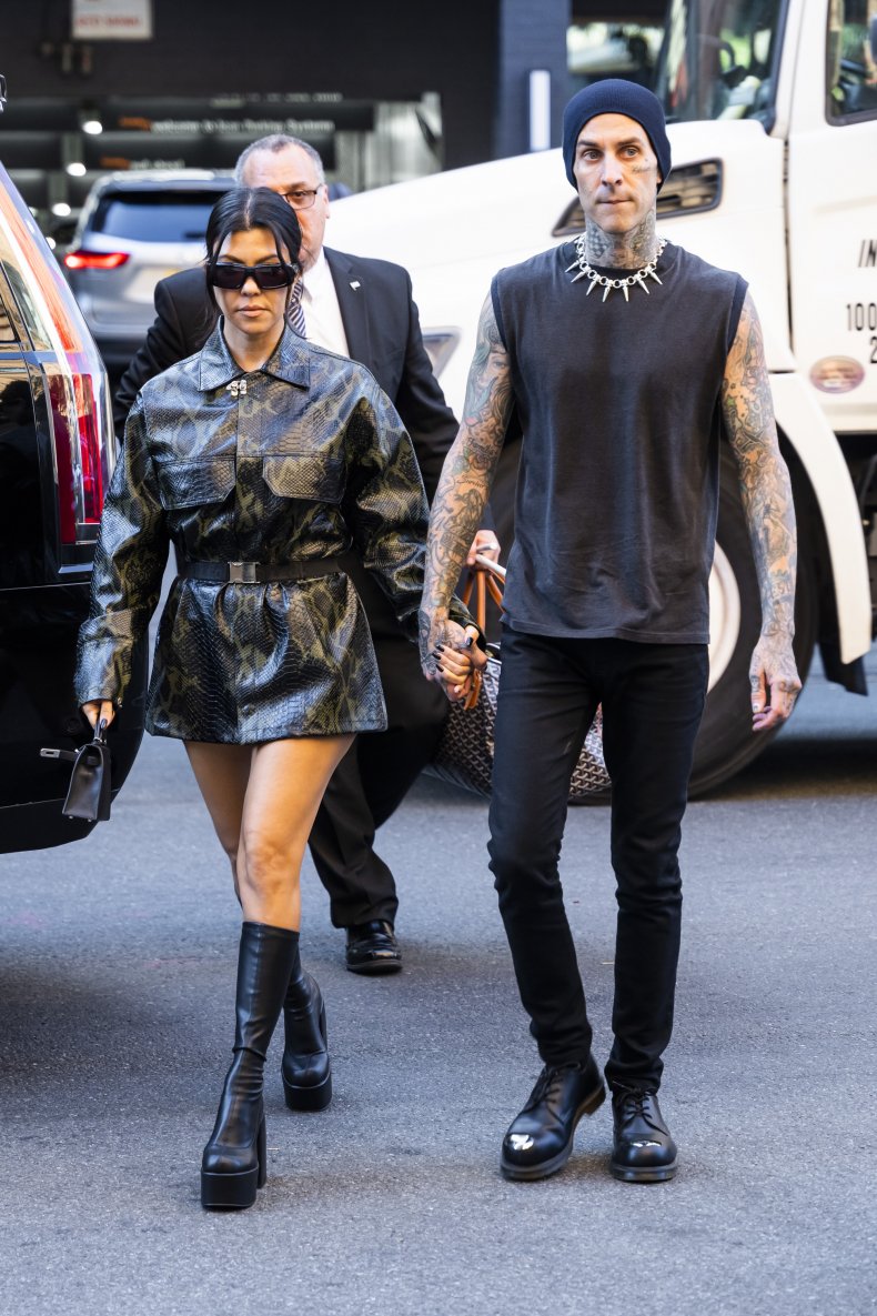 Kourtney Kardashian and Travis Barker
