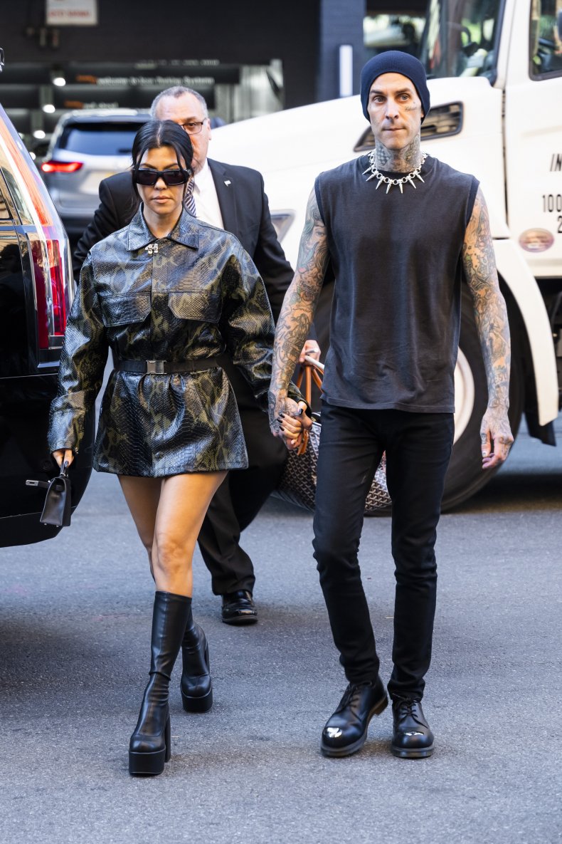 Kourtney Kardashian and Travis Barker 