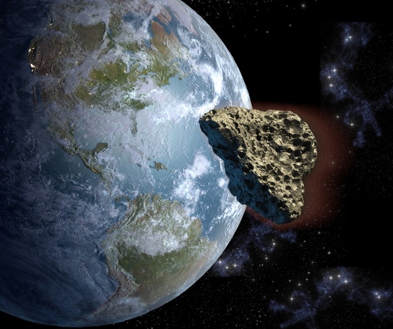 Asteroid Passes the Earth