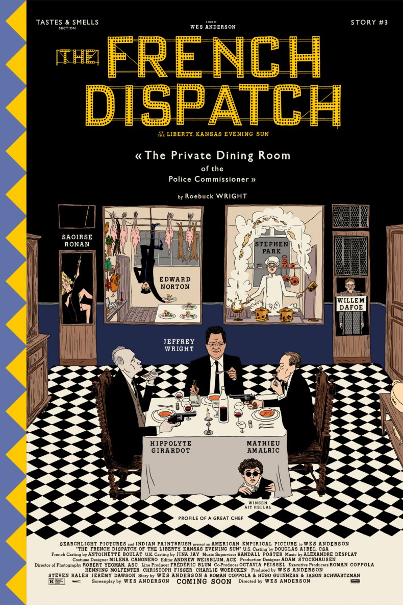 The French Dispatch Dining Room