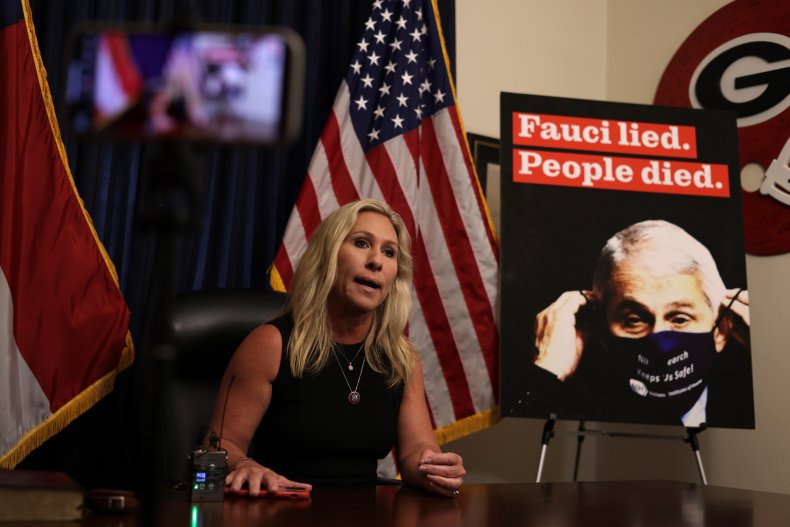marjorie taylor greene fire fauci act anthonyfauci