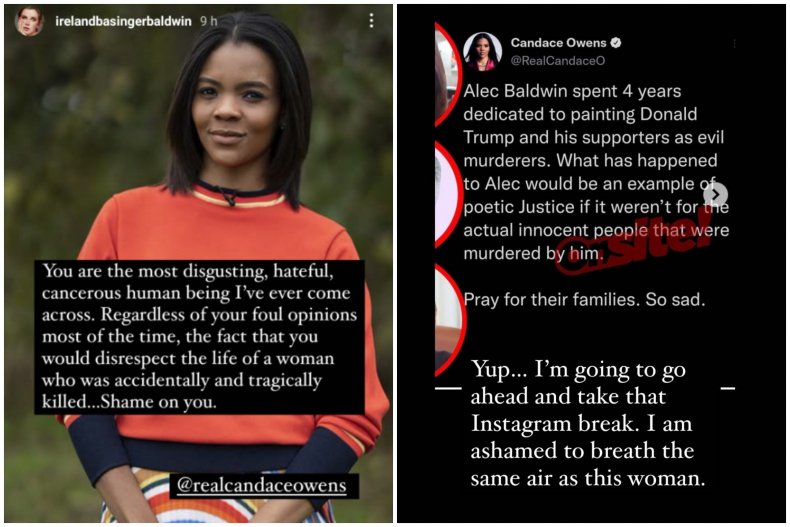 Ireland Baldwin Slams Candace Owens