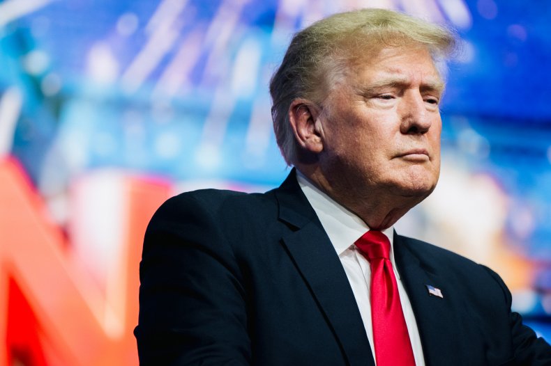 Trump Prepares to Speak at a Rally