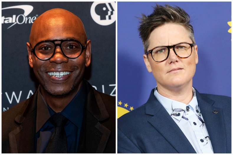 Dave Chappelle and Hannah Gadsby