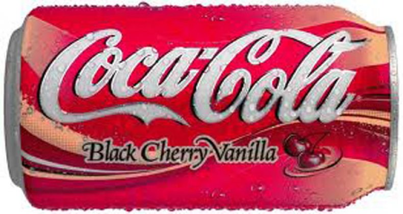 Coca Cola black cherry vanilla can