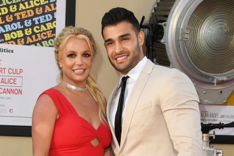 Britney Spears and fiancé Sam Asghari
