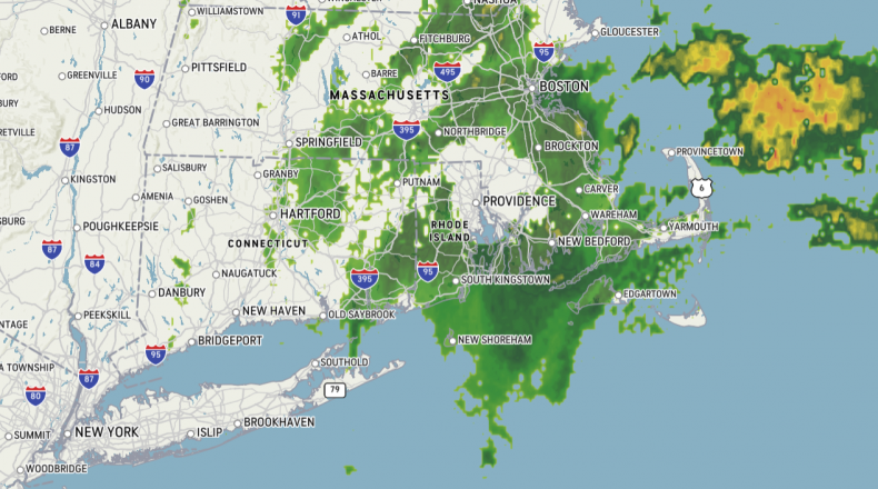 Dangerous winds rip through Massachusetts