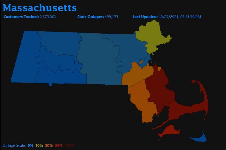 Massachusetts power outage