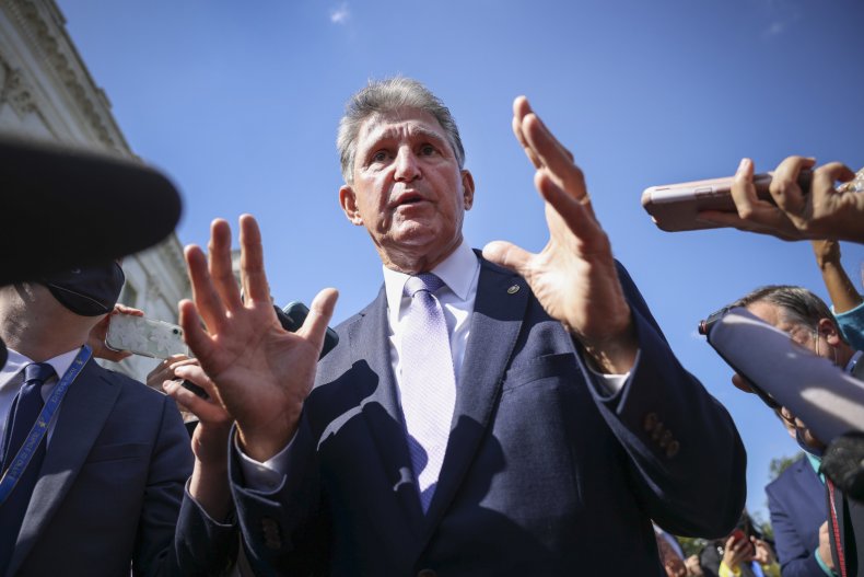 Sen. Joe Manchin Holds Press Briefing On