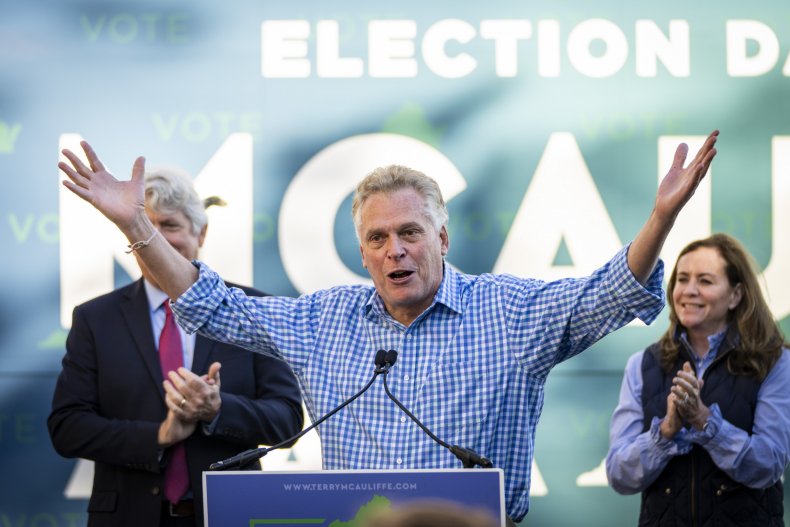 Terry McAuliffe Democrat governor
