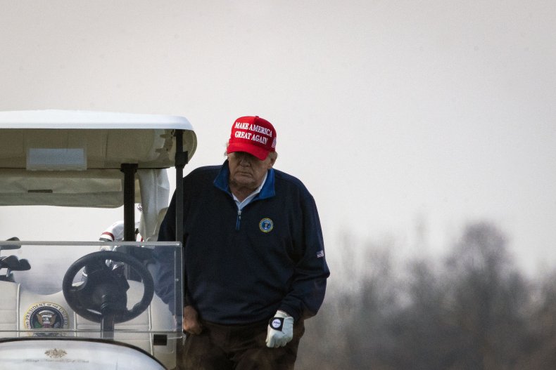President Trump Golfs December in Virginia