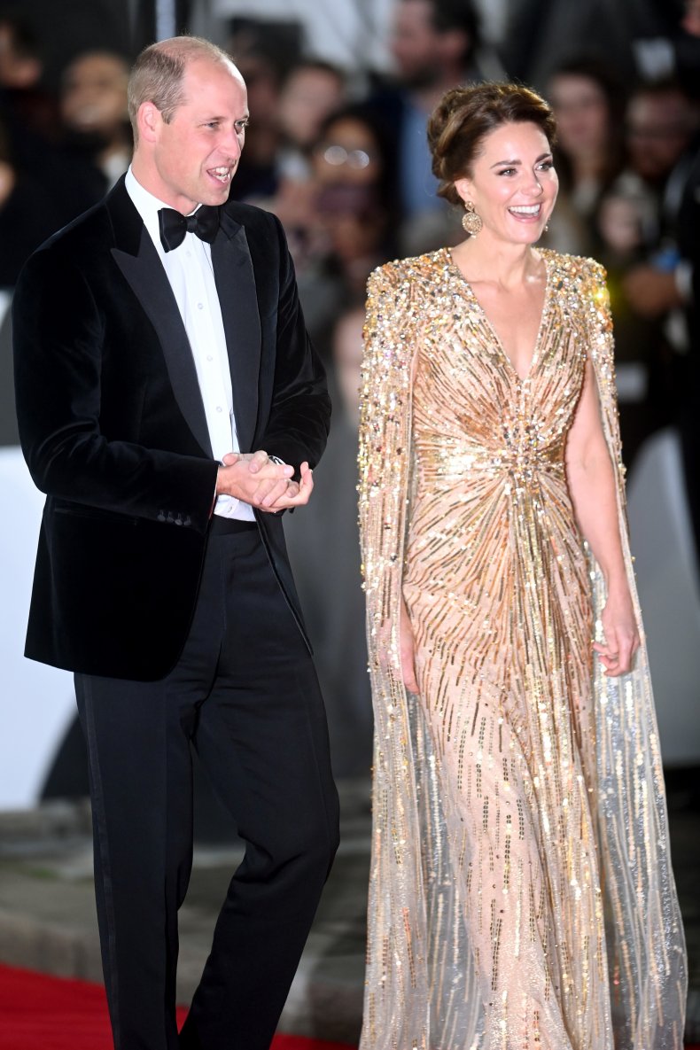 Kate Middleton's James Bond Golden Gown