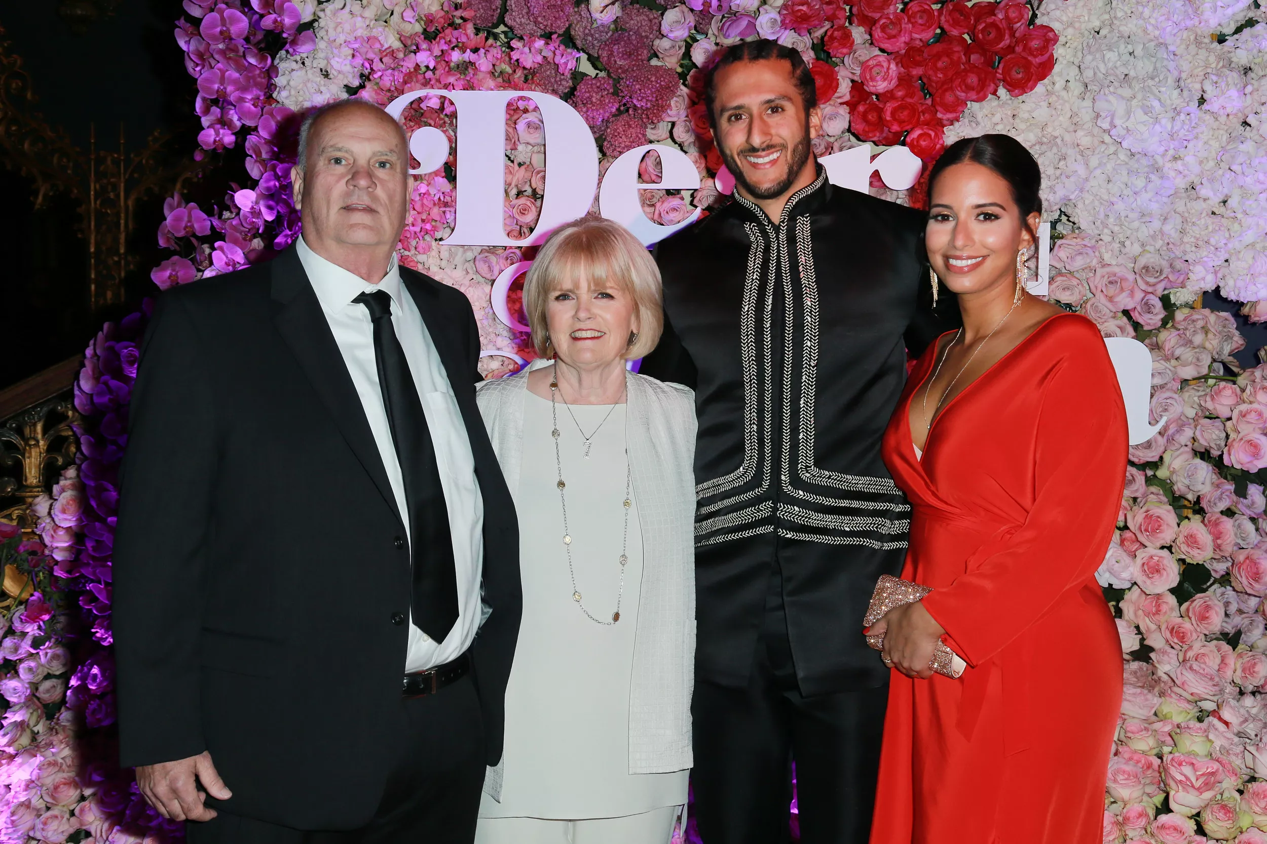  Colin Kaepernick et ses parents 