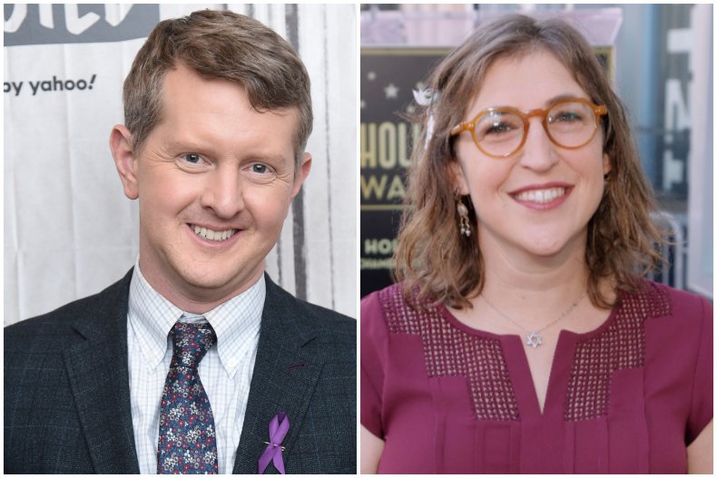 "Jeopardy!" hosts Ken Jennings and Mayim Bialik